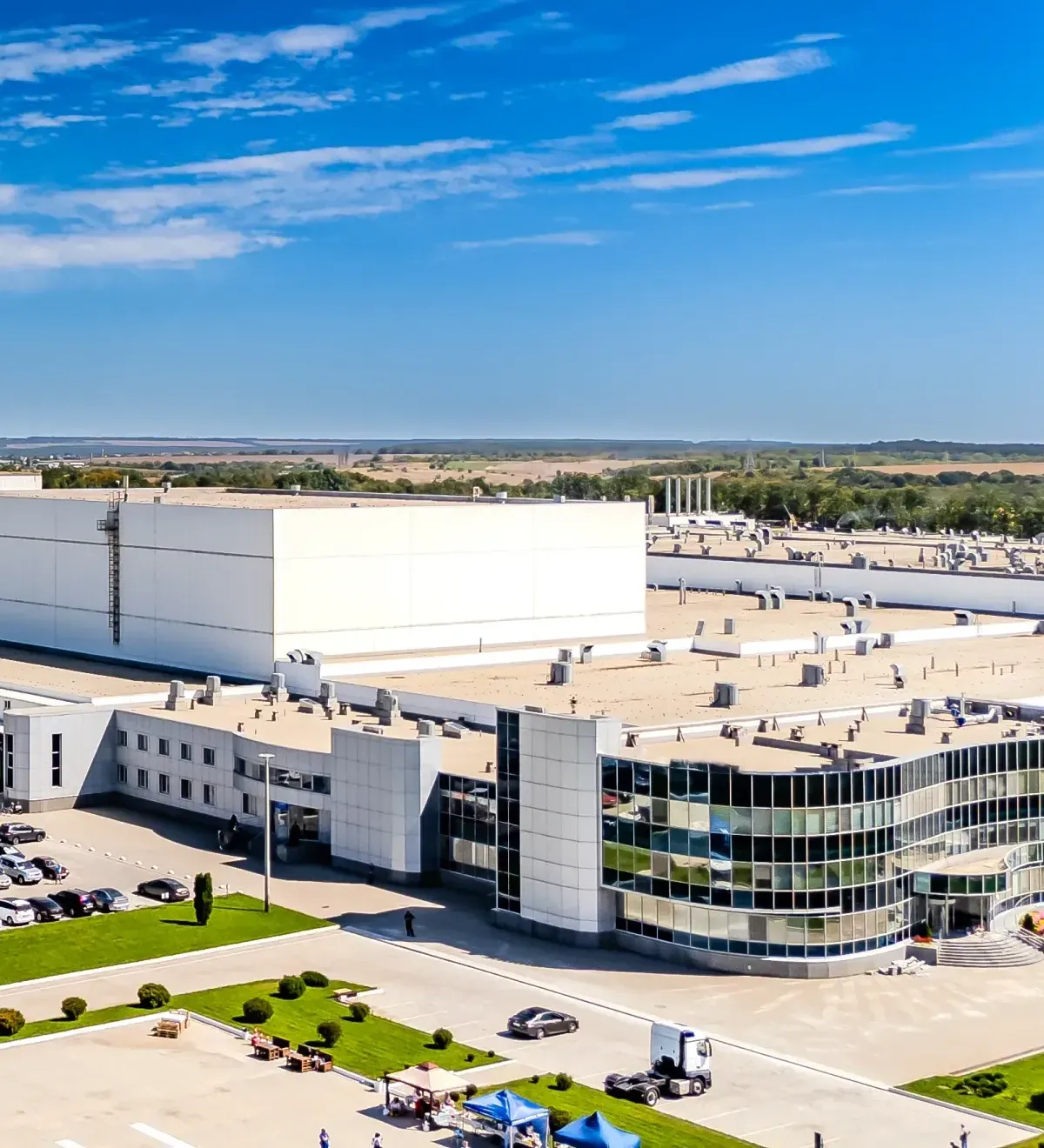 Gewerbeobjekt mit Außenanlagen, betreut im Facility Management von HGK Kohl